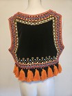 Vintage Polish Folk Vest Beaded Festival Vest In Excellent Condition Large Xl