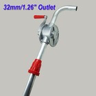 Drum Rotary Barrel Pump Hand Crank Diesel Fuel Oil Transfer Pump 55 Gallon