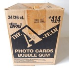 1983 Topps The A-team Trading Card Empty Wax Box Case   414