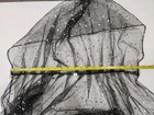 New Witch Wizard Galactic Star Sparkle Sheer Cloak One Size Hooded Cape Costume