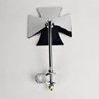Og Lowrider Bicycle Iron Cross Alloy Handlebar Mirror Chome