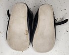 Vintage Pata Cake Baby Shoes Black  Mary Jane With Button Size 1 Woolworth Usa