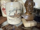 Antique Bronze Bust Of  Richard Wagner On Marble Base