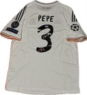 Pepe Signed Real Madrid 2013-2014 Jersey Beckett Coa