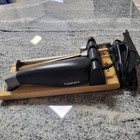 Cuisinart Cek-40 Electric Knife shields two Blades butcher Block Stand