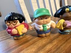 Vtg Little Tikes Lot Of 6 Figures Chunky People Chad Steve Betty Dan