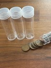 Bcw Penny Coin Tubes 10 Pack Lincoln Cent Storage Tubes Plastic Coin Holders