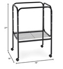 Prevue Pet Products Bird Cage Stand With Shelf In Black