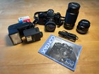 Vintage Contax 139 Quartz Camera   Lenses  Flashes  Filters  And Remote Shutter