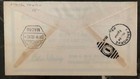 1937 Manila Philippines First Flight Cover Ffc To Langhorne Usa Via Macao