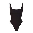 Skims Fits Everybody Square Neck Bodysuit - Onyx