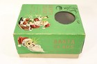 Santa Claus Chimney Tin Toy In Original Box Litho Japan 1950s Vintage Christmas