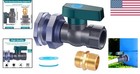 Effortless Water Management  3-piece Pvc Rain Barrel Diverter Kit  3 4 Inch
