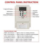 Drive 5 5hp 220v Single Phase Variable Frequency Drive Vfd Speed Controller For