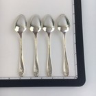 Teaspoons Daffodil Pattern 1847 Rogers Bros Set Of 4 Vtg 50s Silver Plate 6   