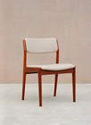 Set 6 Mcm Vintage Danish Modern Dining Chairs France   Sons New Foam   Fabric