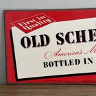 Vintage Old 1930s Schenley Bottled In Bond Whiskey Wood Advertising Sign