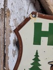 Vintage Smokey Bear Porcelain Sign Old Us Forest Service National Park Fire Hike