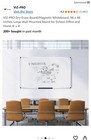 Dry Erase Board magnetic Whiteboard  96 X 48 Inches  Large Wall Mounted Board   