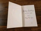Vintage Unused Christmas Tree Child Greetings Holiday Greeting Card Nos