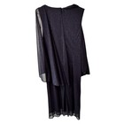 Slny Sparkle Overlay Dress Cocktail Evening Special Occasion 10 Medium Dark Blue
