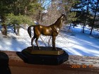 Antique Bronze Arabian Horse Sculpture Signed By Antoine Louis Barye