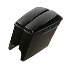 5  Glossy Black Stretched Extended Saddlebags Fit For Harley Touring 2014-2024