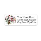 60 Return Address Labels Personalized Printed 3 4 X 2 1 4 Floral Mailbox