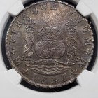 1737 Mexico 8 Reales Hollandia Shipwreck Ngc Au Pillar Dollar Nice  j334