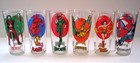 Pepsi Super Series Promo Glasses 1976  6  Six Total Cartoon Glasses Pepsi Cola
