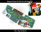 Toy Restore Stickers Fits Little People Castle  993 Moat Litho Panel Set