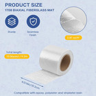 1708 Biaxial Fiberglass Cloth Mat Roll  4  X 360  Heavy Duty Fiber Glass Cloth F