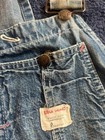 Vintage Big Mac Blue Denim Square Back Bib Overalls Workwear Coveralls