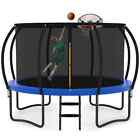 14ft Heavy Duty Outdoor Trampoline For Backyards Kids Adult