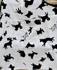 Hatley Canada Cotton Chef s Apron Front Pocket Black Dogs On White Cotton  Nwot