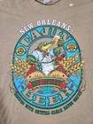 Vtg New Orleans Cajun Beer Shirt Hot And Spicy Single Stitch Made In Usa