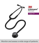 3m Littmann Classic Iii Stethoscope 5803 Black Tube 27    Monitoring New