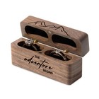 Wislist Ring Bearer Box For Wedding Ceremony Engraved The Adventure Begins 