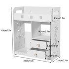 Bathroom Cabinet Wall Mount Medicine Cabinet Storage Kitchen Toilet Organizer Us