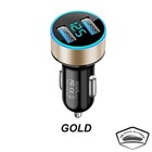 Ports 3 1a Usb Car Cigarette Charger Lighter Digital Led Light W o Voltmeter New