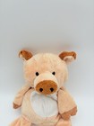 Ty Pluffies Pig Plush Corkscrew Tylux Stuffed Toy Vintage Floppy Pink Brown 2002