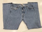 Vintage Levi   s 501 Xx  Blue Denim Button Fly Jeans 36x34