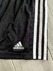 Adidas Youth M  11-12  Black  white Running Run Track Gym Shorts Big Boys Girls