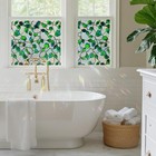Static Cling Window Film  Bathroom Door Cover  Rainbow Tint