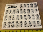 1971 Original Vintage Philadelphia Phillies Baseball Team Photo Schedule Roster