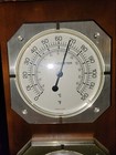 Vintage Sunbeam Combination Thermometer  Humidity  Barometer With Original Key