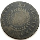 1785 1c Nova Constellatio Colonial Copper Blunt Rays Crosby 1-b  Holed   Plugged