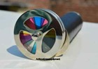 Antique Chrome Brass Vintage Double Wheel Kaleidoscope Base Maritime Telescope