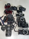 Nikon Minolta Fuji Lot Of 11 Untested Cameras  accessories For Parts Digital