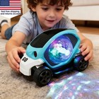 Baby Car Toys Electronic Crawling Sensory Tummy Time Toy For 1-2 Year Kids Gift